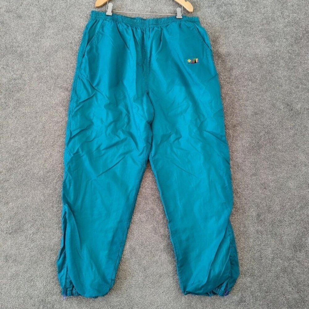 Vintage Tewksbury Teal Windbreaker Splash Pants Size XL Unisex Retro